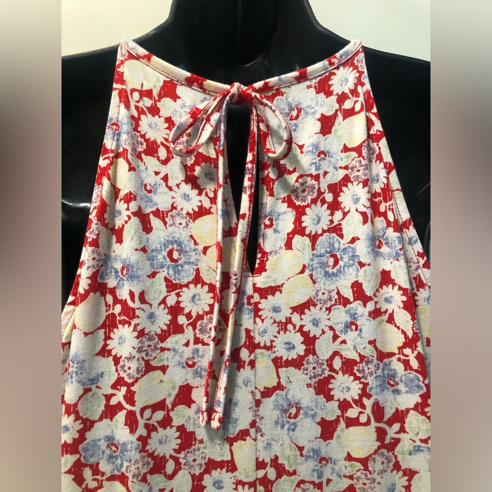 CHAPS FLORAL MAXI. Sz L - Picture 8 of 9